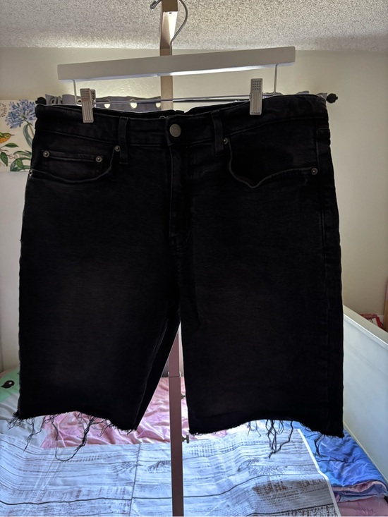 Original Use Other - Original Use Black Cut-Off Denim Shorts for Men